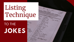 Comedy Writing  A La Carte #3.4